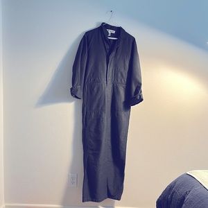 Caron Callahan jumpsuit / steel grey / fincher